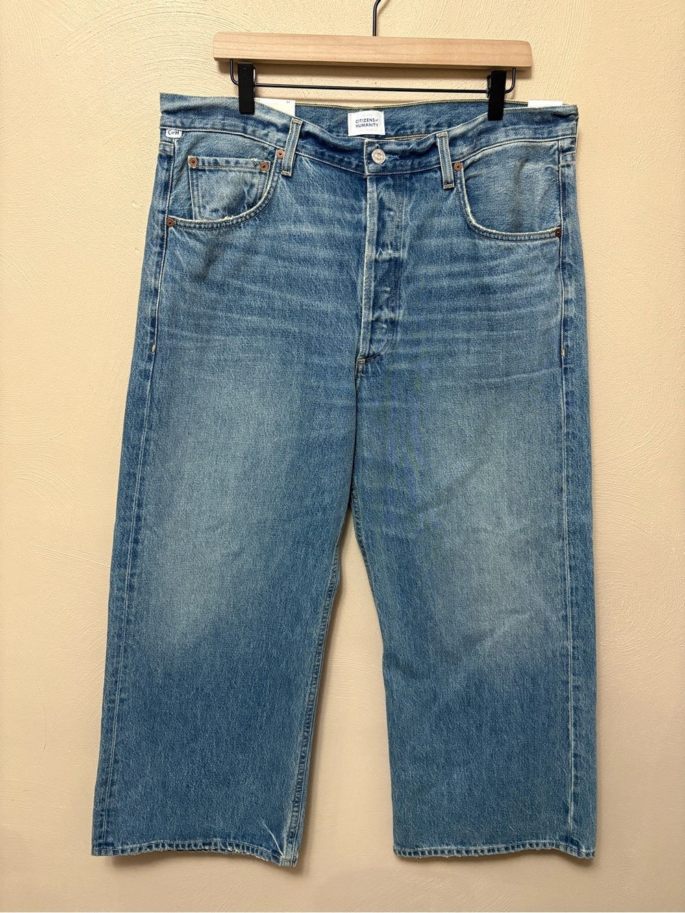 Citizens of Humanity Gaucho Vintage Wide Leg Jeans in Sodapop Size 34 NWT New - Picture 3 of 11
